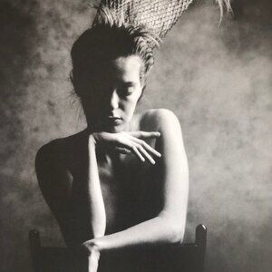 “Sans titre” – Limited Edition Signed Black & White Art Print – 19.25" x 26.25"